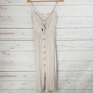 Mimi Chica Button Front Keyhole Dress 4/$20!